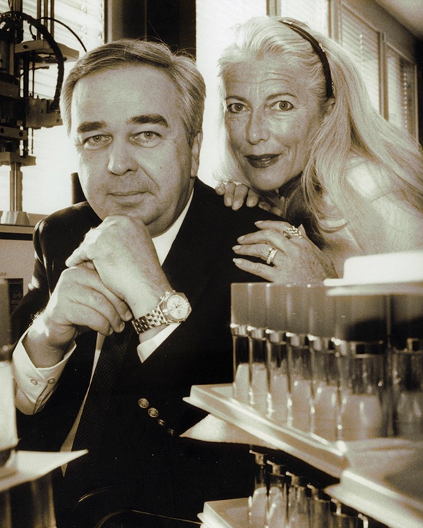 Roland Pfister and his wife