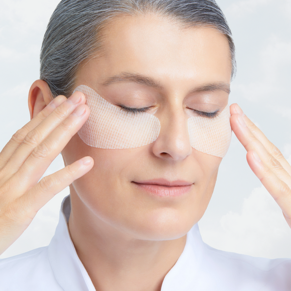 model wearing CellCollagen Eye Contour