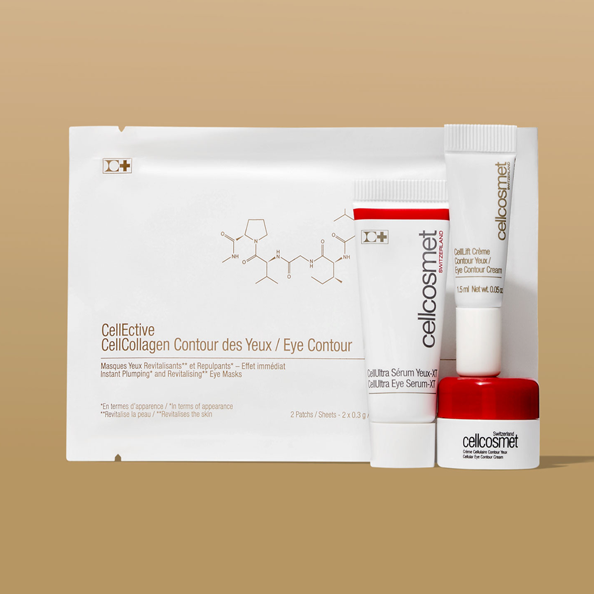 Cellcosmet gift with purchase bundle for eye care