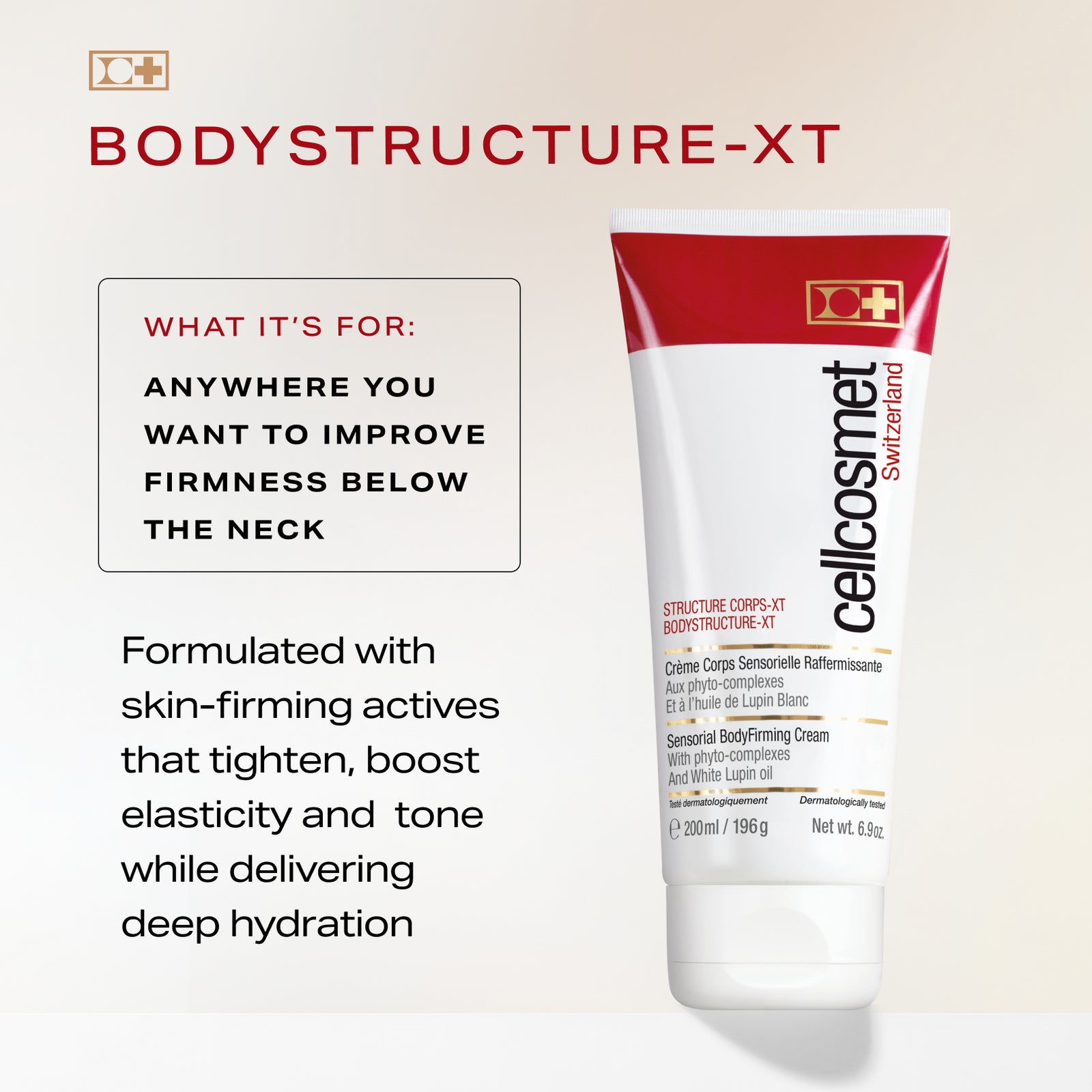 【未使用】CELLCOSMET セルコスメ セルラ XT-A ボディ用クリーム BodyStructure-XT: Deep Firming and Toning Cream | Cellcosmet