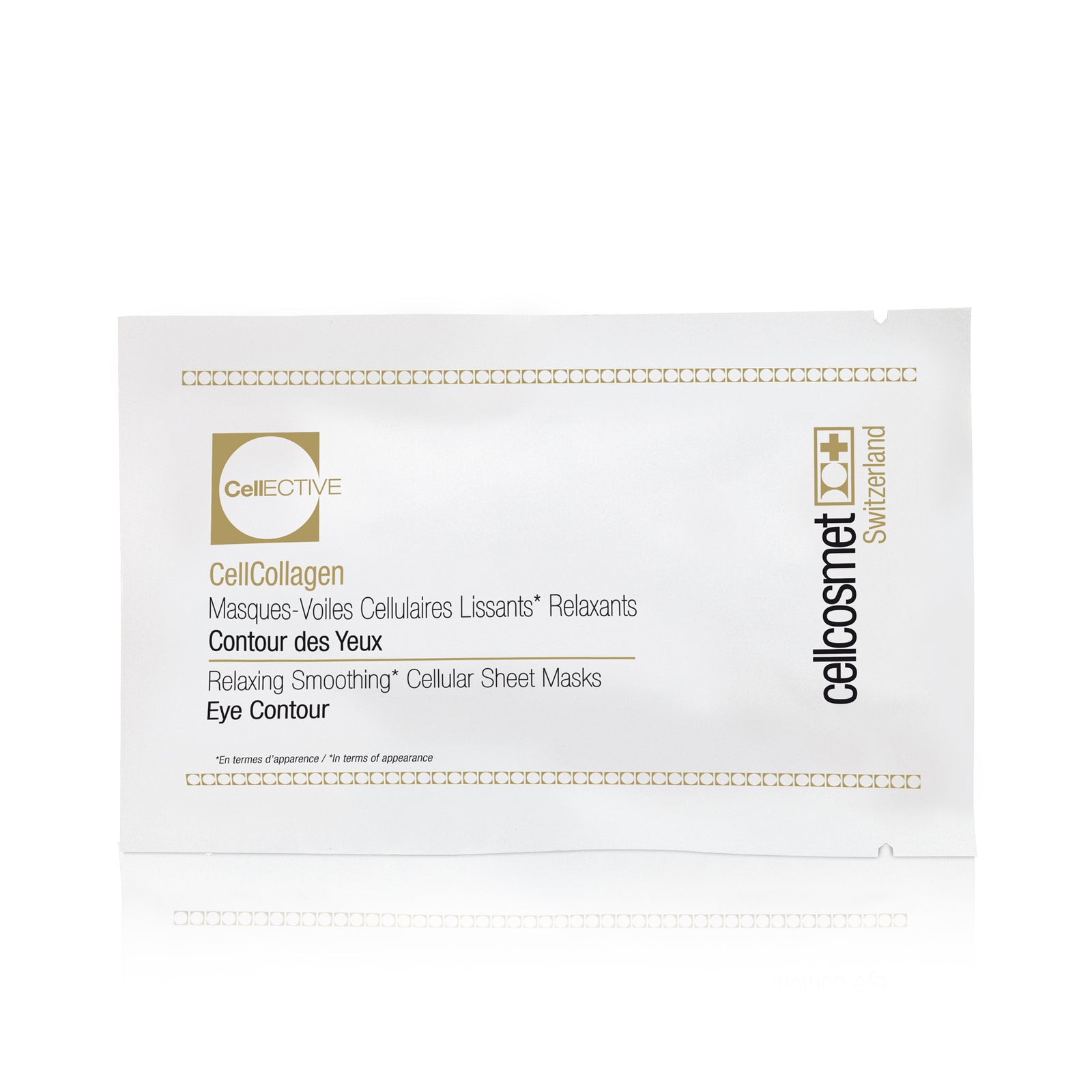 CellCollagen Eye Contour Individual Packette on a white background.