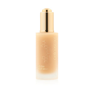 CellLift serum bottle with gold cap on a white background
