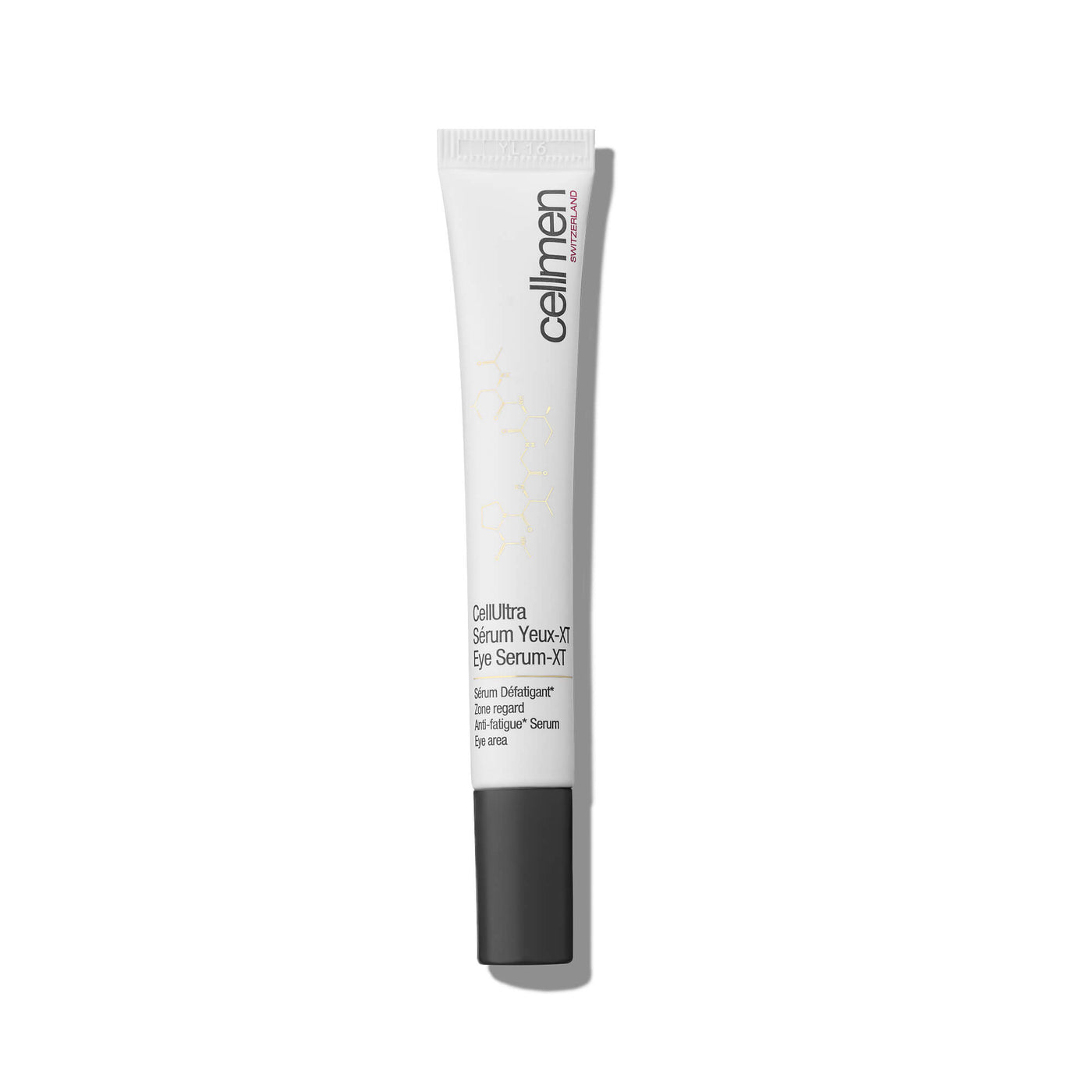 Tube of cellmen Cellultra Eye Serum-XT on a white background