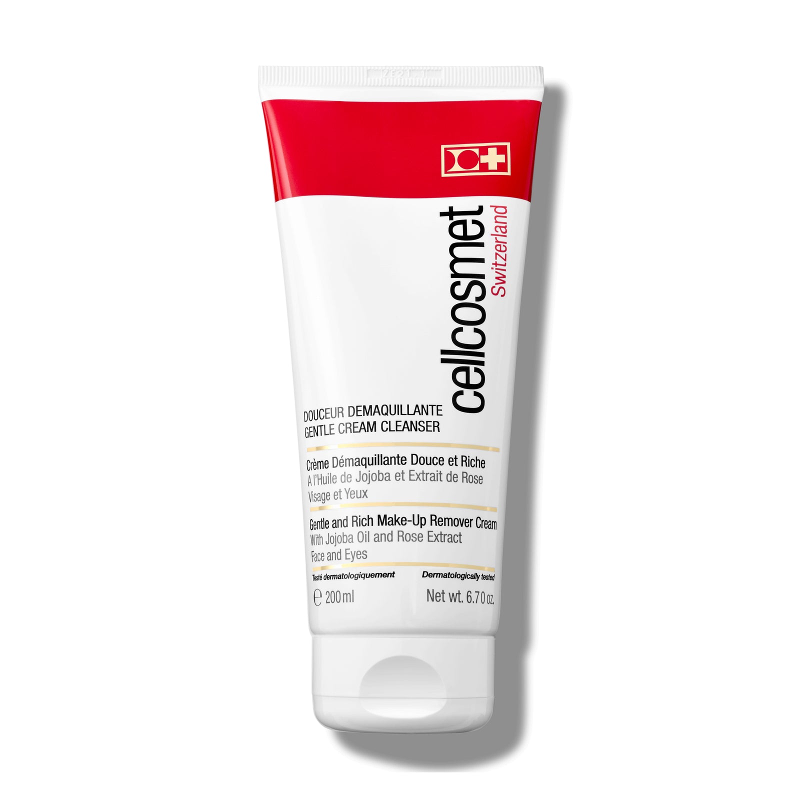 Tube of cellcosmet gentle cream cleanser