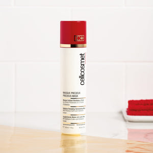 Cellcosmet Precious Mask in bathroom