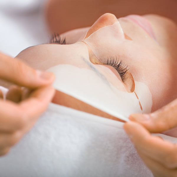 woman getting spa treatment